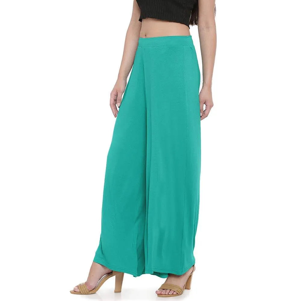 ⭐Pack of 2⭐Pure Soft Viscose Rayon Palazzo Pants for Women