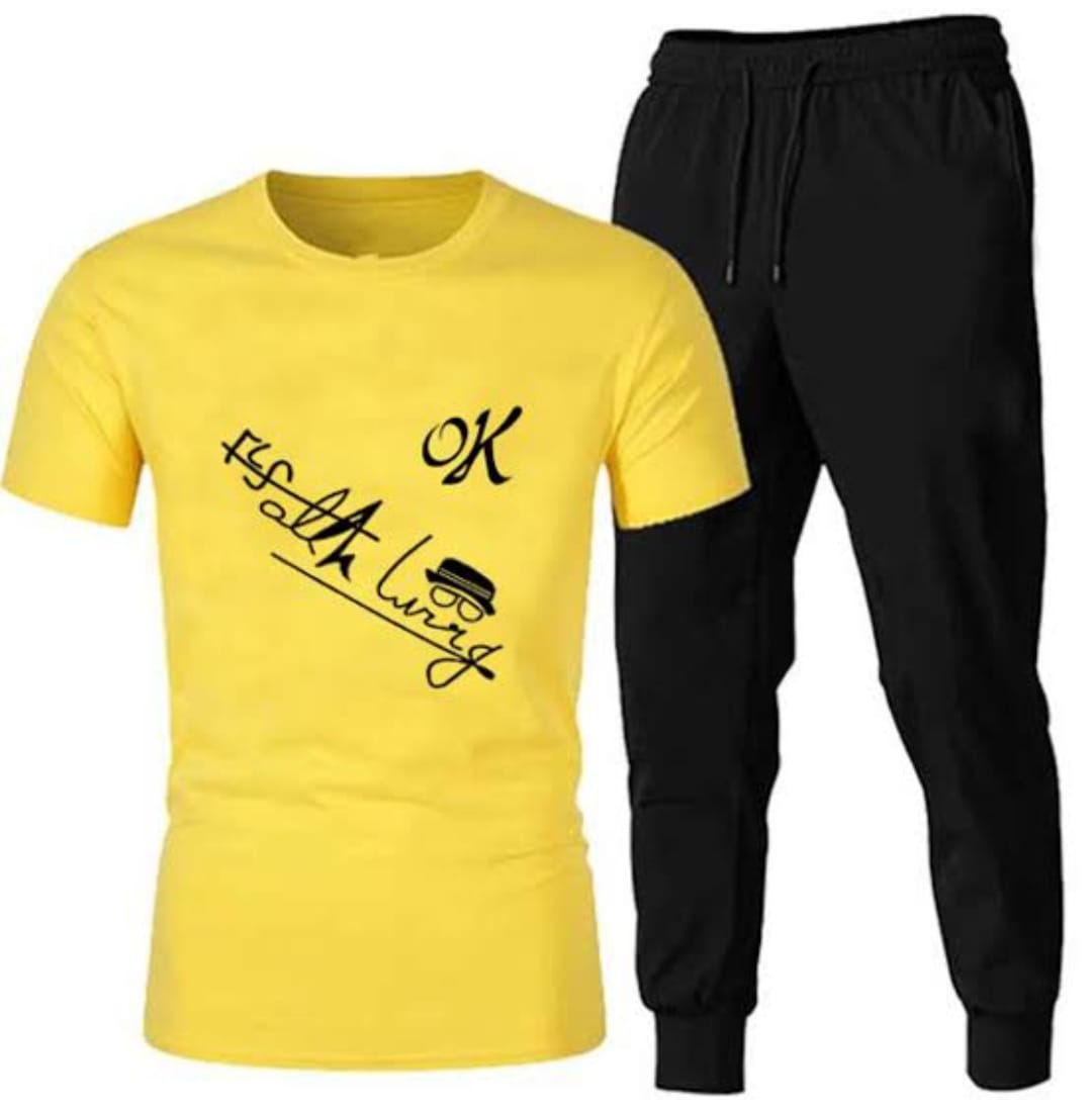 Summer Tracksuit printed T Shirts and comfortable Trouser For Men & Boys