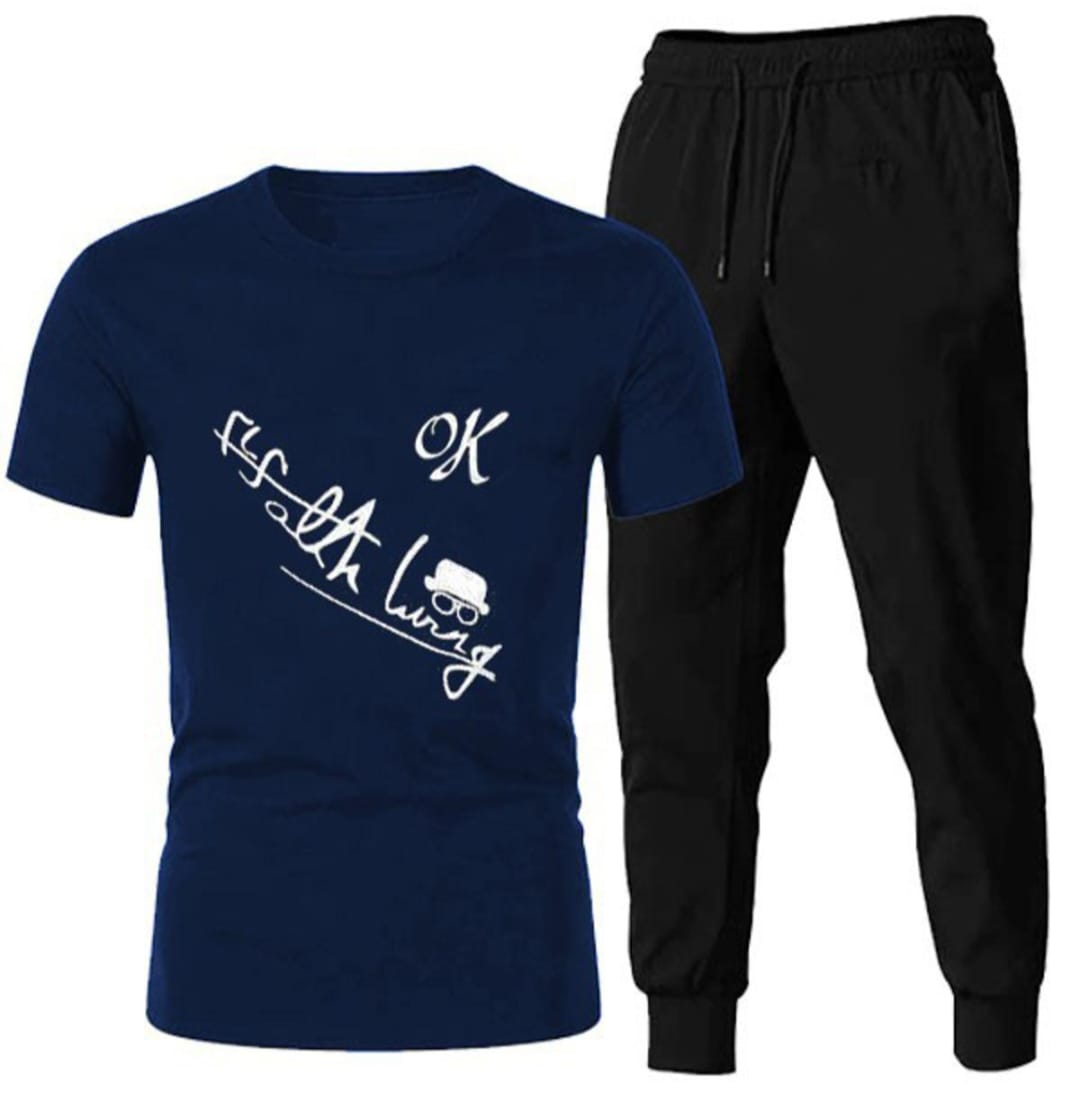 Summer Tracksuit printed T Shirts and comfortable Trouser For Men & Boys