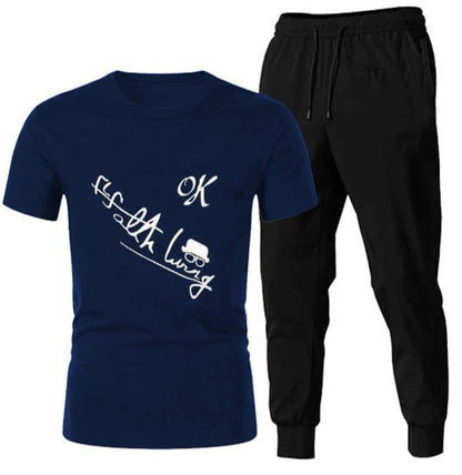 Summer Tracksuit printed T Shirts and comfortable Trouser For Men & Boys