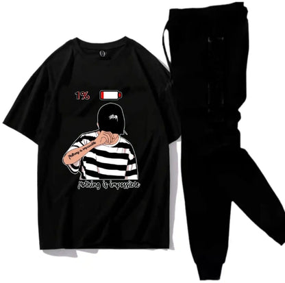 Summer Tracksuit printed T Shirts and comfortable Trouser For Men & Boys