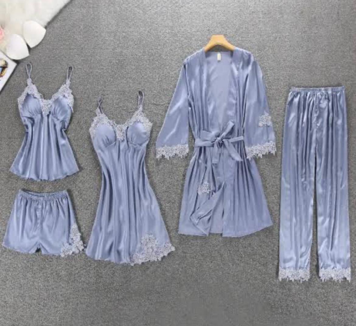 Silk Satin Night Dress For Girls