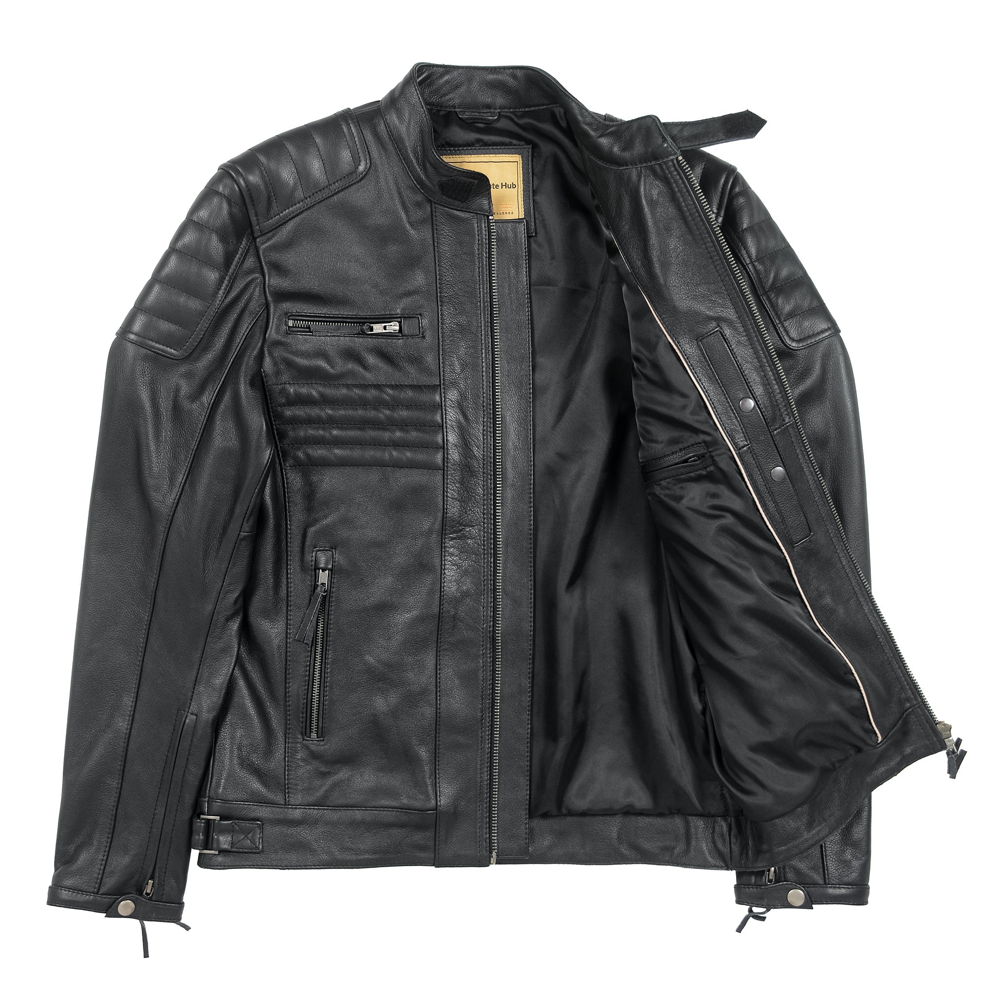 Blackstone Quilted Biker Jacket