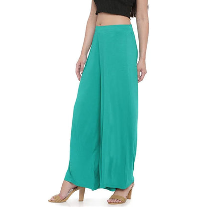 ⭐Pack of 2⭐Pure Soft Viscose Rayon Palazzo Pants for Women